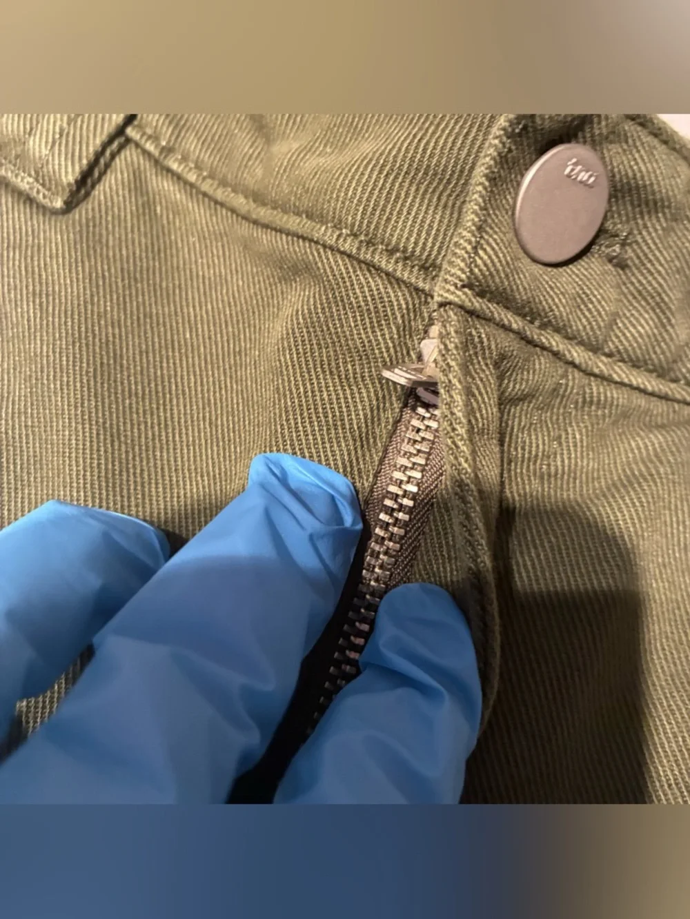 NWT Aritzia TNA Greenwich Carpenter Pant in GD Fatigue Green Size 00 - Picture 5 of 14